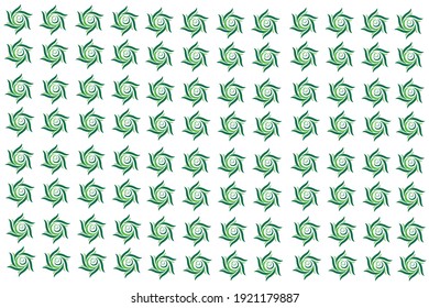 Vector illustration of leaf seamless pattern background template in beautifully twisted style. 6000x4000 pixel perfect.