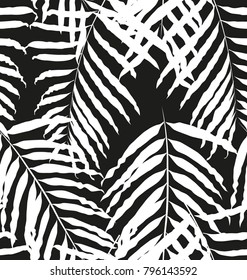 Vector Illustration of leaf seamless pattern