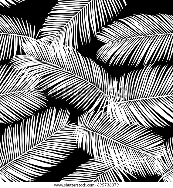 Vector Illustration Leaf Seamless Pattern : image vectorielle de stock