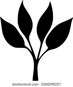 vector illustration of leaf shape