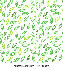 Vector illustration of Leafs pattern
