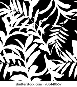 Vector Illustration of  leave seamless pattern