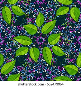 Vector illustration of leaves. 