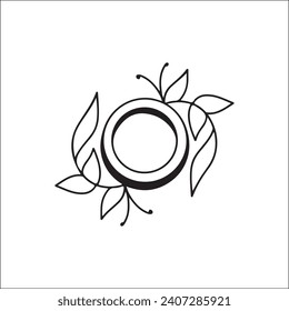 ilustración vectorial de hojas con monedas