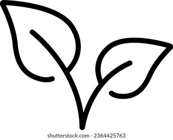 ilustración vectorial de hojas sobre un fondo transparente