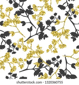 
vector illustration leaves pattern