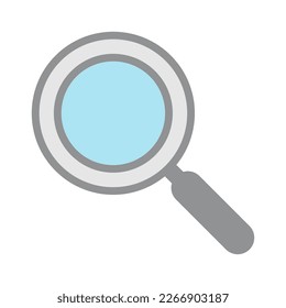 Ilustración vectorial de la lupa indicadora izquierda 
