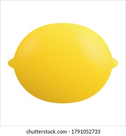 Vector illustration of a lemon