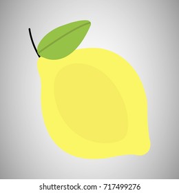 Vector illustration of lemon.