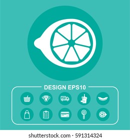 Vector Illustration Lemon Icon