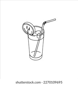 Vektorgrafik von Zitronensaft