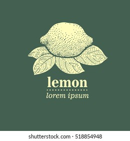 Vector illustration of Lemon Leaves