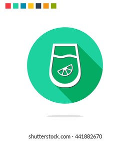 Vector illustration of lemonade icon