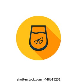 Vector illustration of lemonade icon