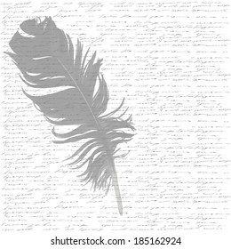 Vector Illustration of letter. Vector