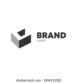 ilustración vectorial de la letra c estilo 3d, diseño de logotipo multipropósito 