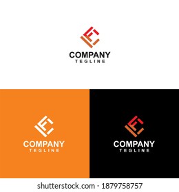   Vector illustration. Letter c logo, flat icon and vector design template. or company with text.