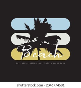 Vector illustration of letter graphic. BEACH, perfect for designing t-shirts, shirts, hoodies etc.