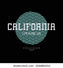 Vector illustration of letter graphic. California, perfect for designing t-shirts, shirts, hoodies etc.
