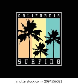 Vector illustration of letter graphic. California, perfect for designing t-shirts, shirts, hoodies etc.