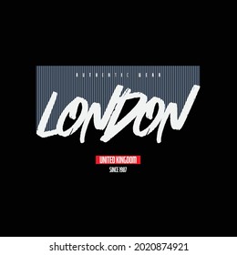 Vector Illustration Letter Graphic London Perfect Stock Vector (Royalty ...