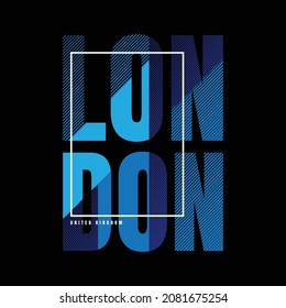 Vector Illustration Letter Graphic London City Stock Vector (Royalty ...