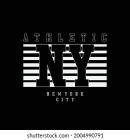 Vector illustration of letter graphic, New york, perfect for designing t-shirts, shirts, hoodies etc