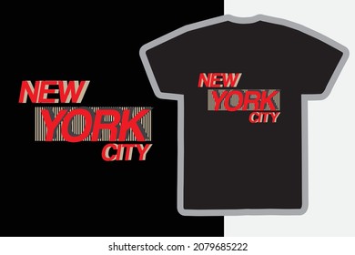 Ilustración vectorial del gráfico de letras. NUEVA YORK, perfecto para el diseño de camisetas, camisas, capuchas, etc.