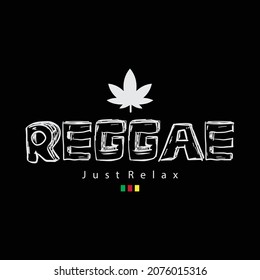 Vector illustration of letter graphic. REGGAE, perfect for designing t-shirts, shirts, hoodies etc.