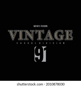 Vector illustration of letter graphic, vintage, perfect for designing t-shirts, shirts, hoodies etc.