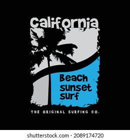Vector illustration of letter graphic.California,  perfect for designing t-shirts, shirts, hoodies etc.