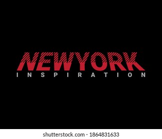 Vector illustration of letter graphics, fashion newyork, suitable for the design of t-shirts, clothes, hoodies, printing products etc.