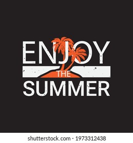 Vector illustration of letter graphics, summer, creative clothing, perfect for the design of t-shirts, shirts, hoodies, etc.