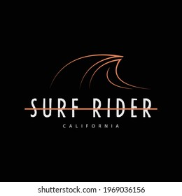 Ilustración vectorial de gráficos de letras, SURFING, ropa creativa, perfecta para el diseño de camisetas, camisas, carteras, etc.