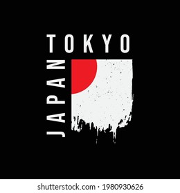 Vector illustration of letter graphics, Tokyo Japan, creative clothing, perfect for the design of t-shirts, shirts, hoodies, etc.