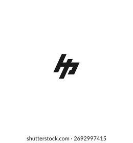 Ilustración vectorial de la letra HMP