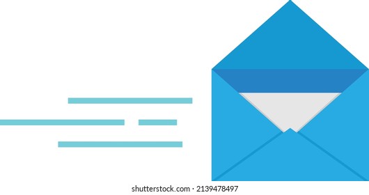 Vektorgrafik des Buchstabensymbols in blauer Farbe