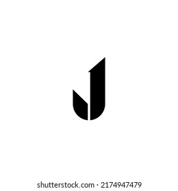 vector illustration of letter J for symbol icon or logo. logo initials J
