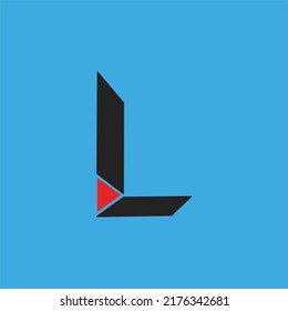 Vector Illustration Letter L Logo Design Stock Vector (Royalty Free ...