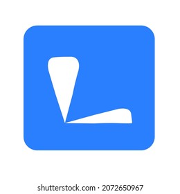 Vector illustration of the letter L Suitable for use as logos, icons, mascots, stickers, brands, posters, and screen printing