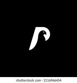 vector illustration of the letter P for an icon, symbol or logo .suitable for identity logos or initial letters, pet shop