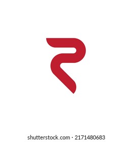 Vector illustration of letter R for icon, symbol or logo. logo template R