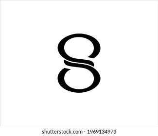 Vector illustration of the letter s for business company logos and others