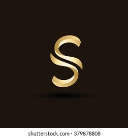 vector illustration letter S logo
