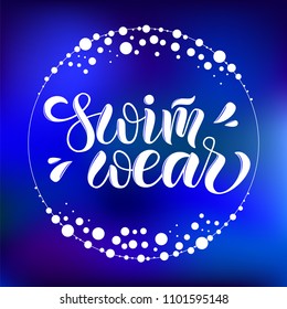 Vector illustration of lettering poster, logotype, text for clothes shop, catalog, collection, ad, special offer, accessories web site, item page. Banner for homepage, email, print, element of design
