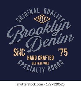 Vector Illustration von Briefen von Brooklyn.