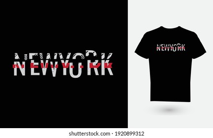 Vector illustration of letters, NEWYORK, perfect for the design of t-shirts, shirts, hoodies, undershirts, etc.