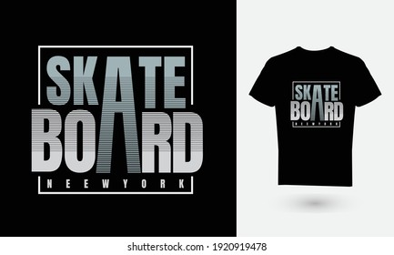 Vector illustration of letters, SKATEBOARD, perfect for the design of t-shirts, shirts, hoodies, undershirts, etc.