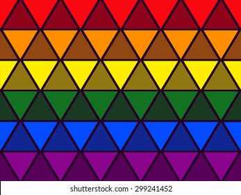 Vector illustration of lgbt community flag