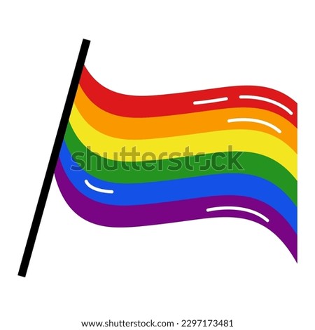 Vector illustration of LGBTQ icon, LGBTQ day, gay pride month, LGBTQ rainbow colors icons, couple icon, LGBTQ symbols, flat vector icons.
